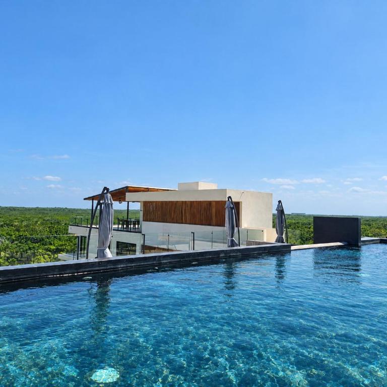 Mayan View Tulum - Two-Bedroom Deluxe Apartment with Garden View - 35