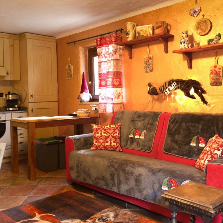 Maison Neige Et Soleil - One-Bedroom Apartment with Balcony and Mountain View - 57