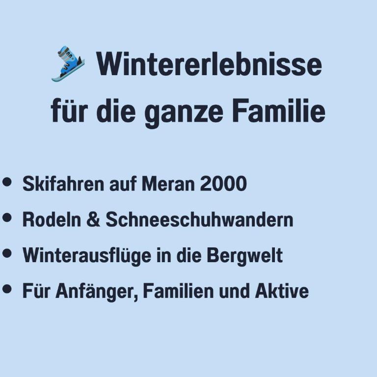 Winterstimmung in Meran - Bergblick - 3 Schlafzimmer für Familien & Freunde - 100 m2 für 6 Gäste - Große Küche & Esstisch für 6 - Restaurants, Altstadt & Weihnachtsmarkt zu Fuß - Privatparkplatz - Bahnhof & Skibus 4 Min - Südtirol Guest Pass inklusive - Appartamento con Vista Montagna - 69