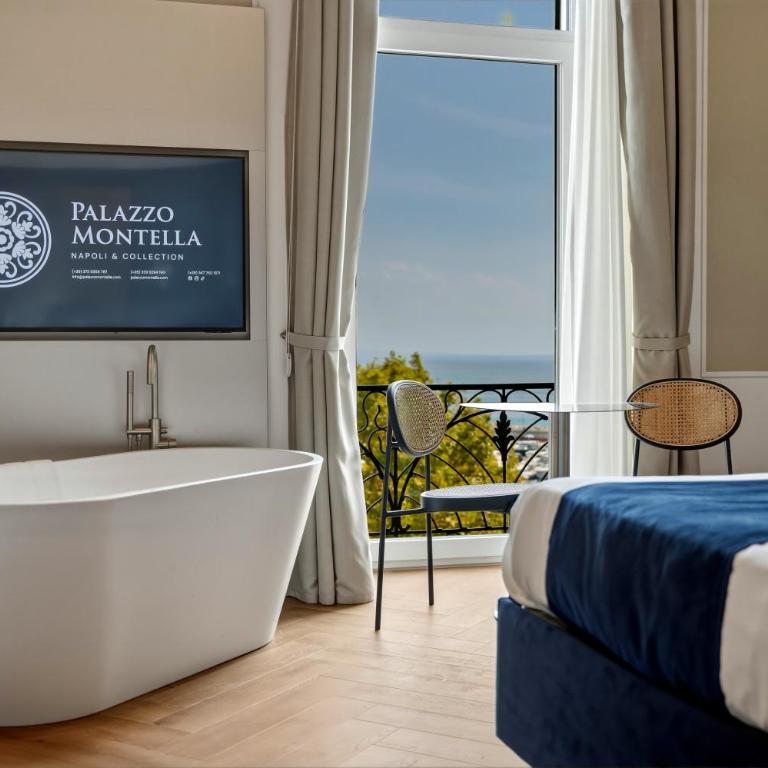 Palazzo Montella - Junior Suite with Sea View and Bathtub - 7