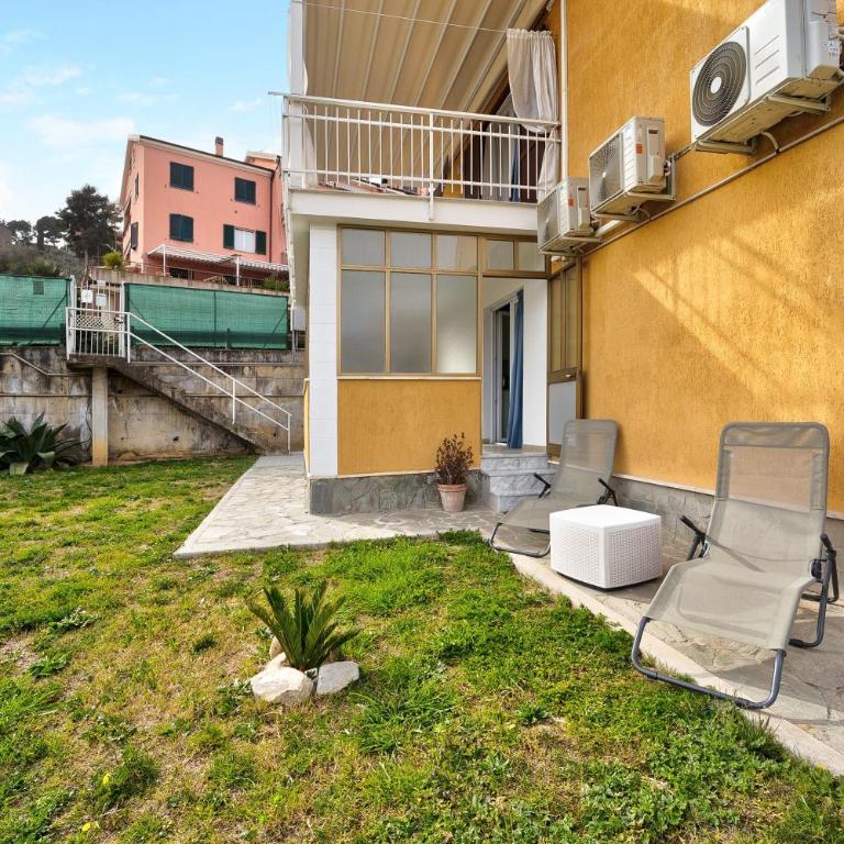 Il Gattino di Porto 3 - veranda - Appartamento con 1 Camera da Letto e Vista Giardino - 22