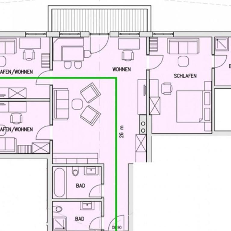 WestAlp - Three-Bedroom Apartment with Balcony and 3 Bathrooms - 19
