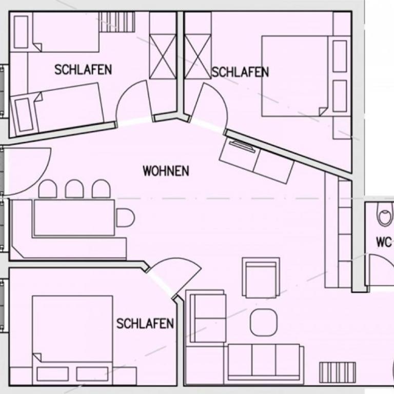 WestAlp - Three-Bedroom Apartment with Balcony and a Bathroom - 15
