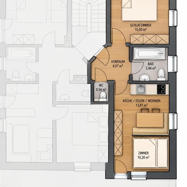 Apartments Hermann Sölden - Apartment mit 1 Schlafzimmer - 7