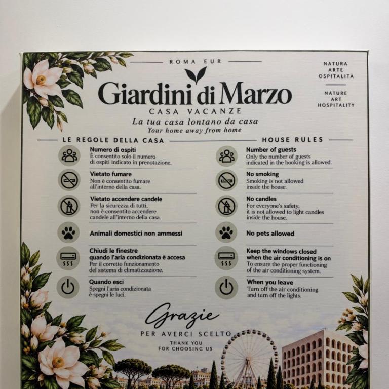 Giardini di Marzo Casa Vacanza Eur - Apartamento de 1 dormitorio con jardín - 13