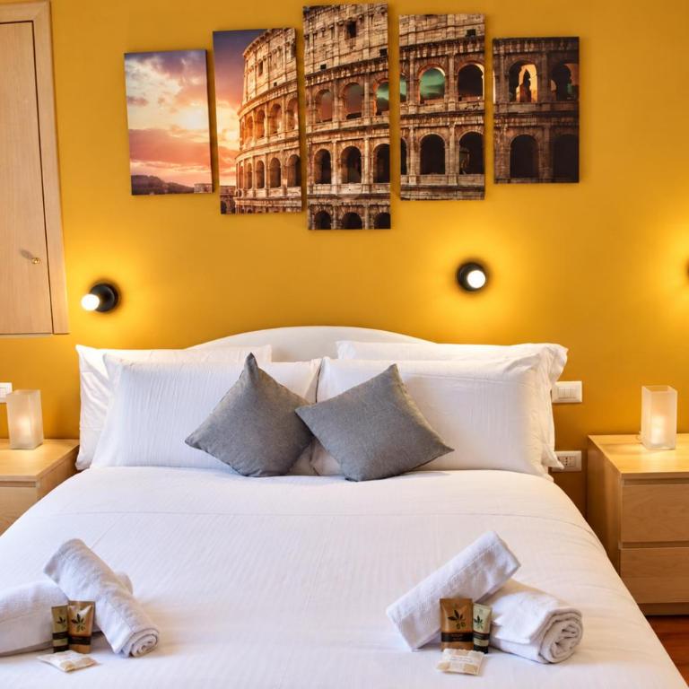 AmareRomaRooms - Chambre Double ou Lits Jumeaux - 4