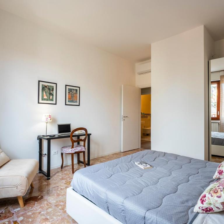 Scena Illustrata-Redi -4 double rooms-near the TRAM - Camera Matrimoniale con Bagno Privato - 5