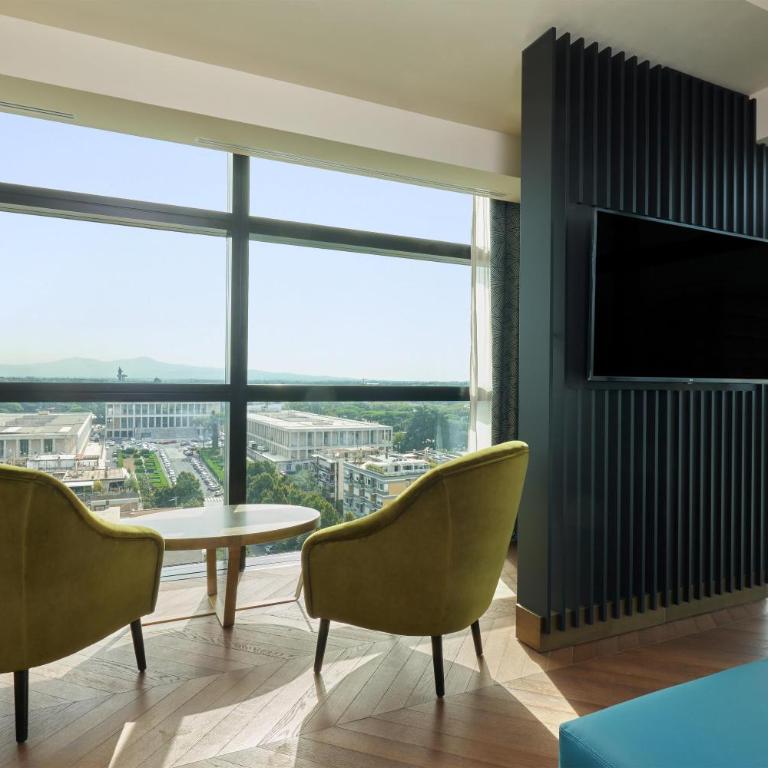 Hilton Rome Eur La Lama - Camera Angolare King Executive con Accesso Lounge - 8