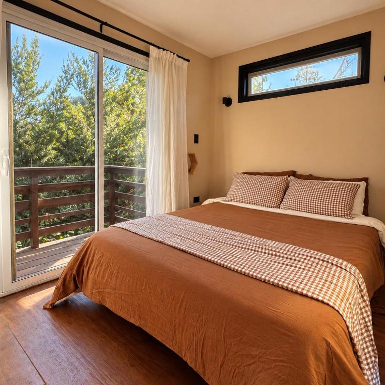 Casa Duck - Casa Container con deck y vista al mar para 2 personas con parrilla - Hola Sur - Casa con 1 dormitorio - 12