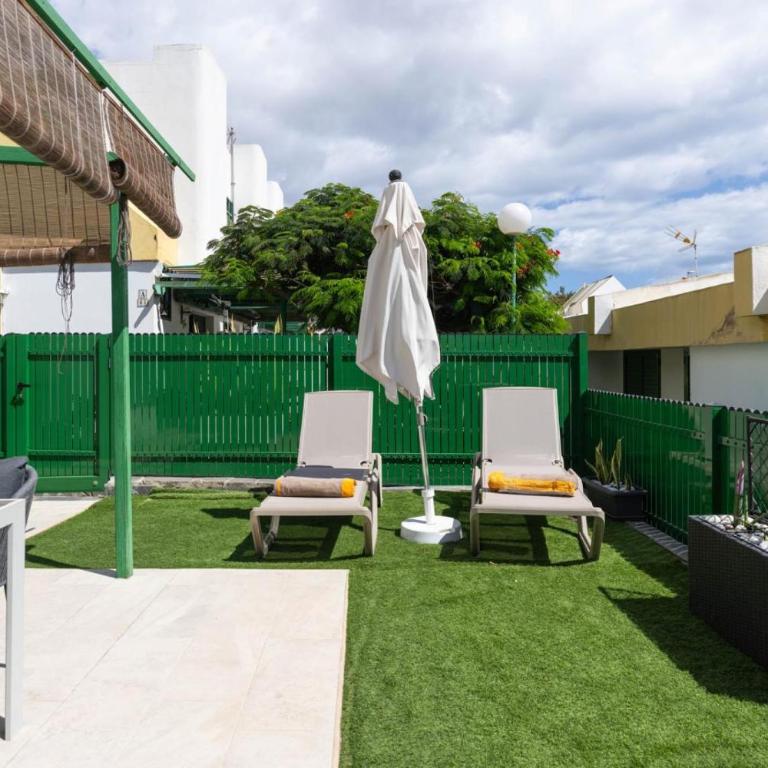 Maspalomas Bungalow: Pvt Terrace Pool BBQ AC - Apartamento - 23
