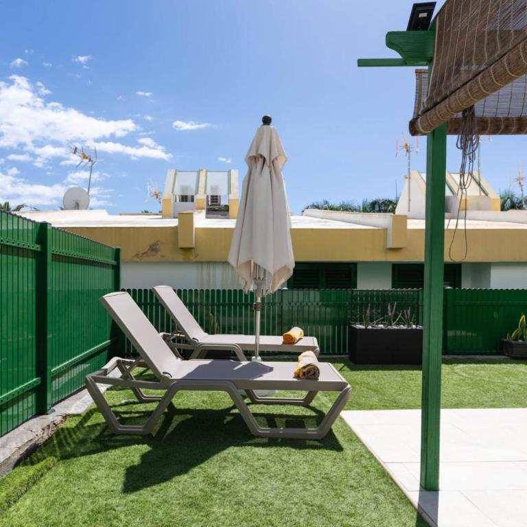 Maspalomas Bungalow: Pvt Terrace Pool BBQ AC - Apartamento - 28