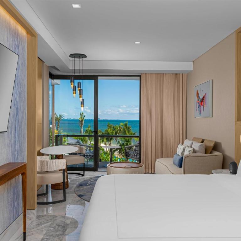 Waldorf Astoria Riviera Maya, an All-Inclusive Experience - Habitación con cama extragrande y vistas al océano - 1