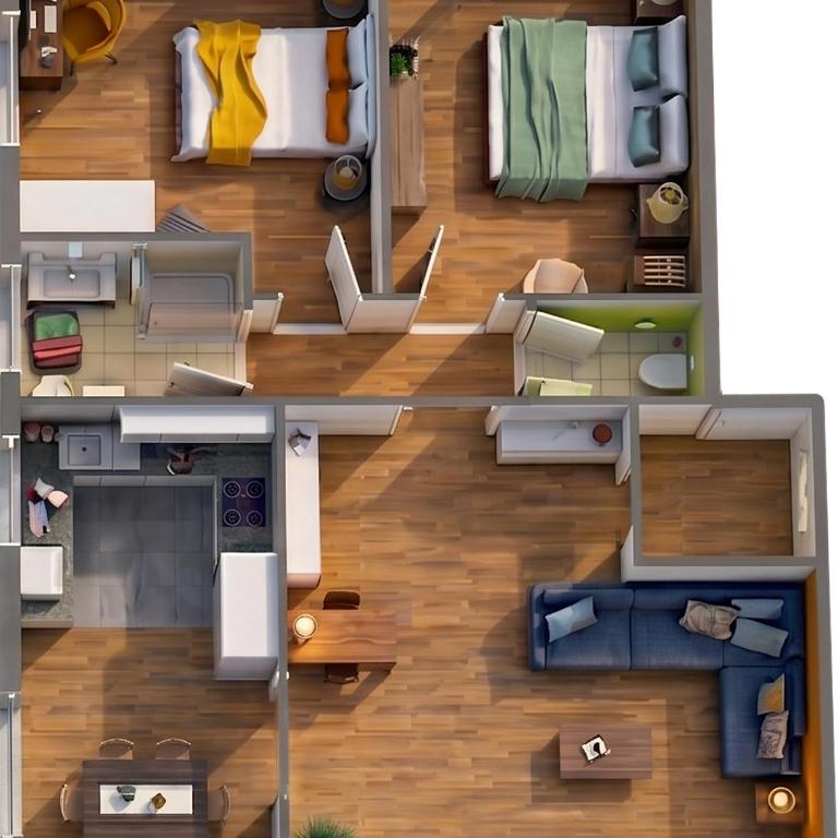 maia garden - apartment & private garden - Apartamento Superior de 2 dormitorios - 29