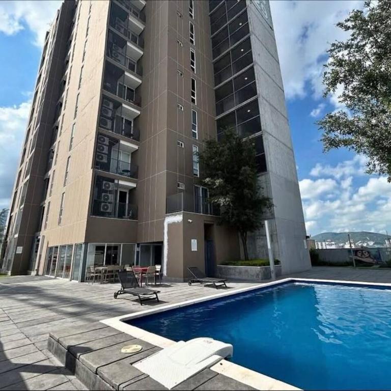 Estacionamiento/Balcón /Alberca /Gym/Self Check-in - Apartamento - 26