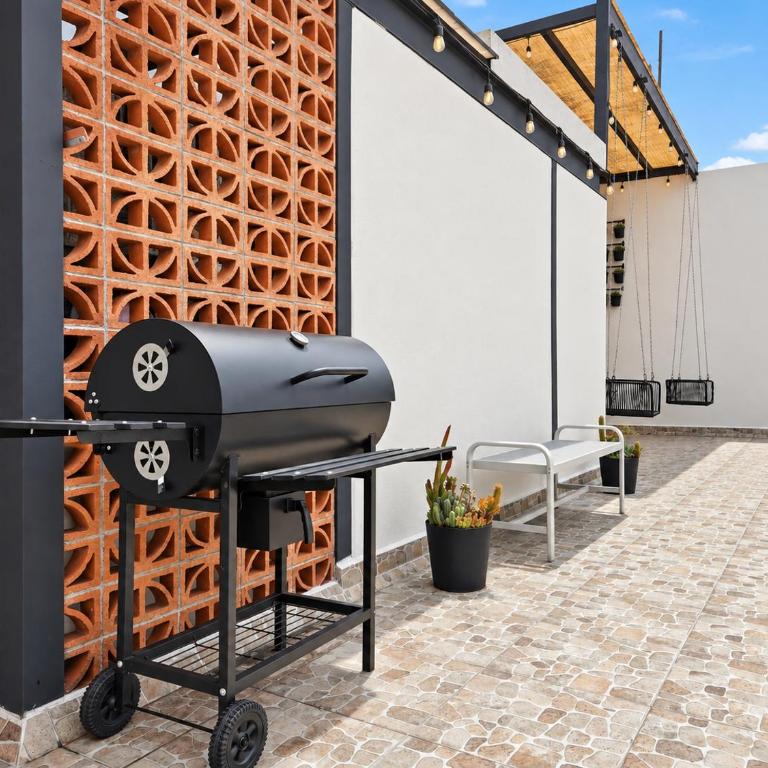 Zielo Rentals Palma ,Private balcony, Rooftop Walk to Zocalo - Deluxe Apartment mit Balkon und 2 Schlafzimmern - 25