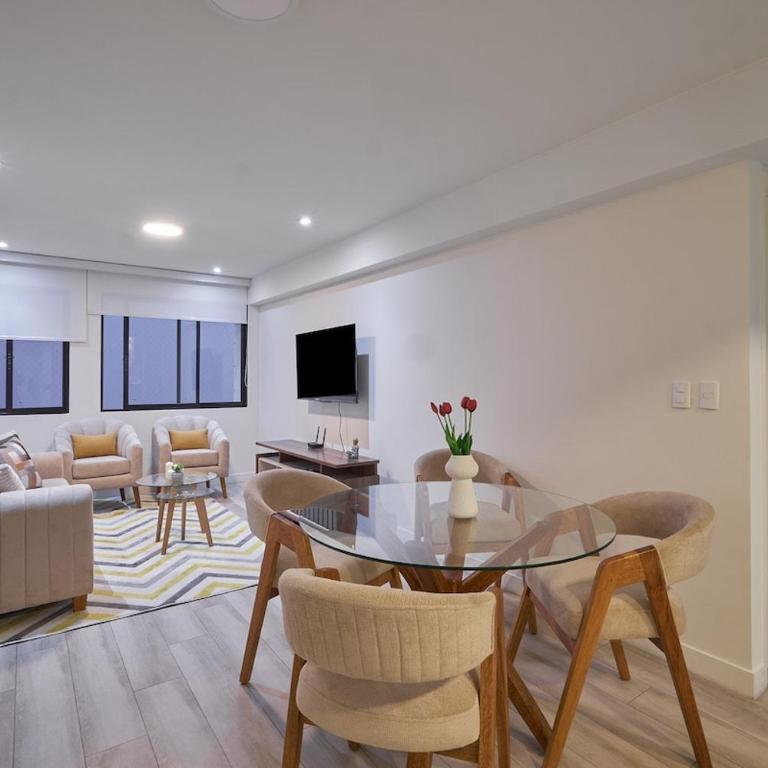 Moderno depa 2 habitaciones con cochera cerca al parque María Reiche Miraflores - Apartamento de 2 dormitorios - 20