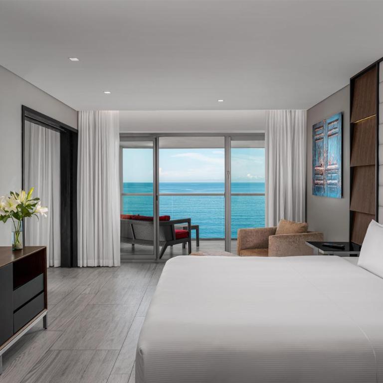 Hilton Vallarta Riviera All-Inclusive Resort,Puerto Vallarta - Suite Governor con terraza y bañera de hidromasaje - Frente al mar - 13