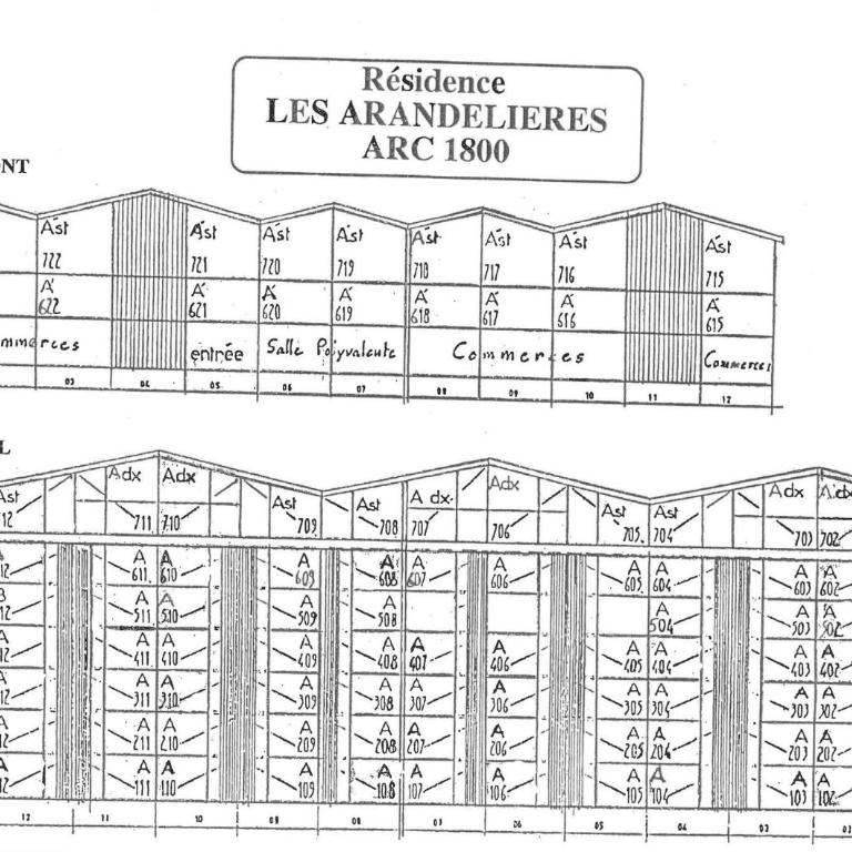 Résidence Arandelieres - Très beau 3 pièces entièrement rénové pour 8 personnes, au coeur de la station d'Arc 1800 MAE-1684 - Apartment - 12