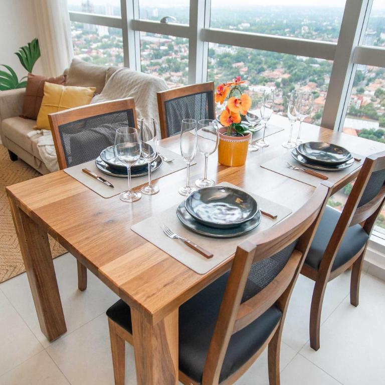 Skyline Luxury One BR in Petra Tower Pool & Views - Apartamento - 6