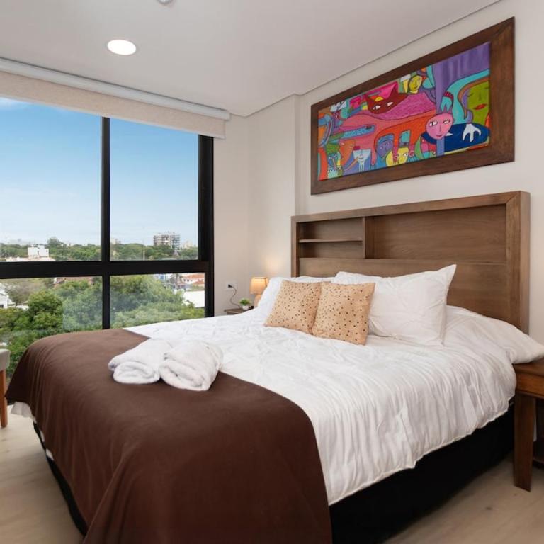 Stylish One-Bedroom Near Top Malls with Pool&Gym - Apartamento - 1
