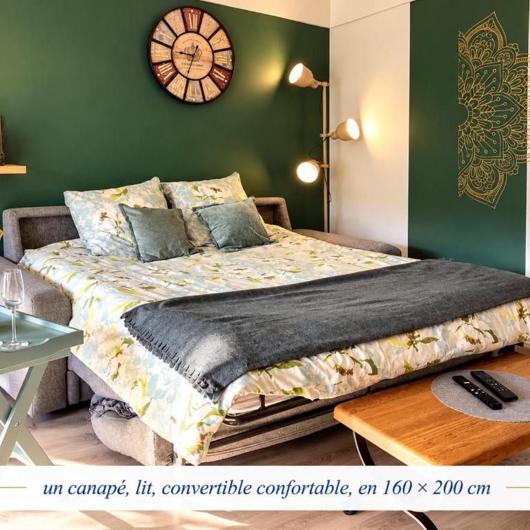 BedinReims la capsule cocon luxueux au cœur de Reims avec free Park - Two-Bedroom Apartment - 12
