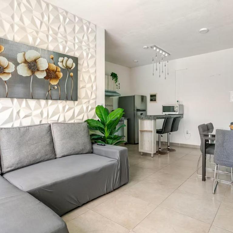 departamento con laguna artificial - Two-Bedroom Apartment - 54