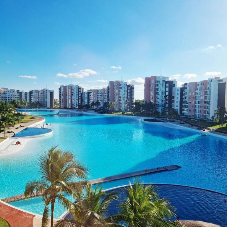 departamento con laguna artificial - Two-Bedroom Apartment - 80