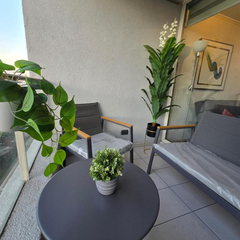 Tranquilidad y comodo departamento a pasos del Parque - Apartamento con terraza - 10