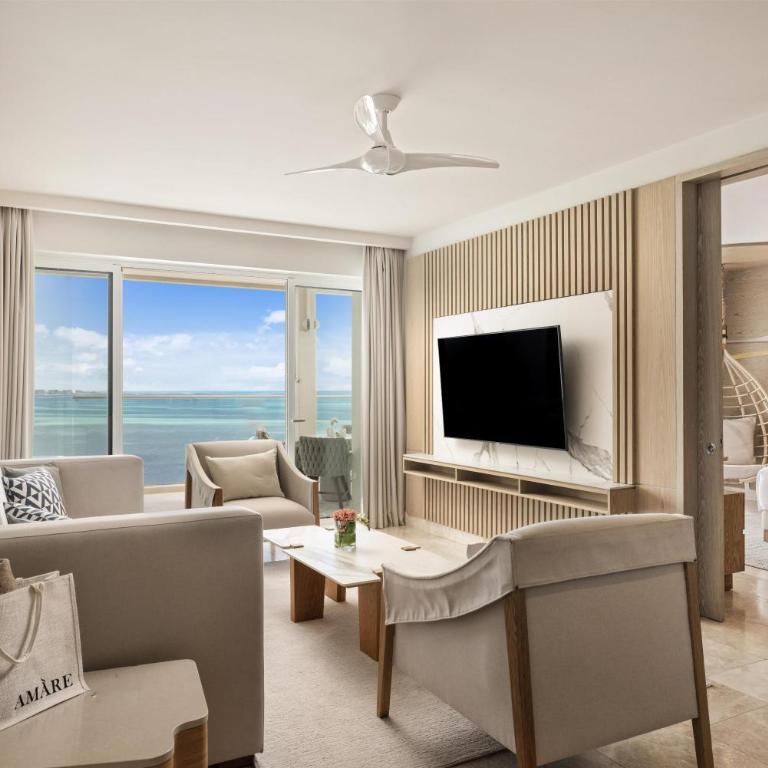 Amare Cancun Adults Only All-Inclusive Resort, Curio Hilton - The One - Master King Suite with Ocean Front View - 2