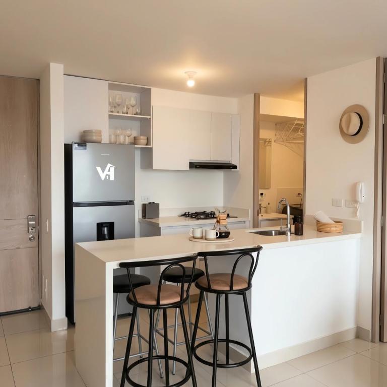 Apartamento Vacacional en Ricaurte con Piscina, WIFI, BBQ - Apartamento de 3 dormitorios con vistas - 4