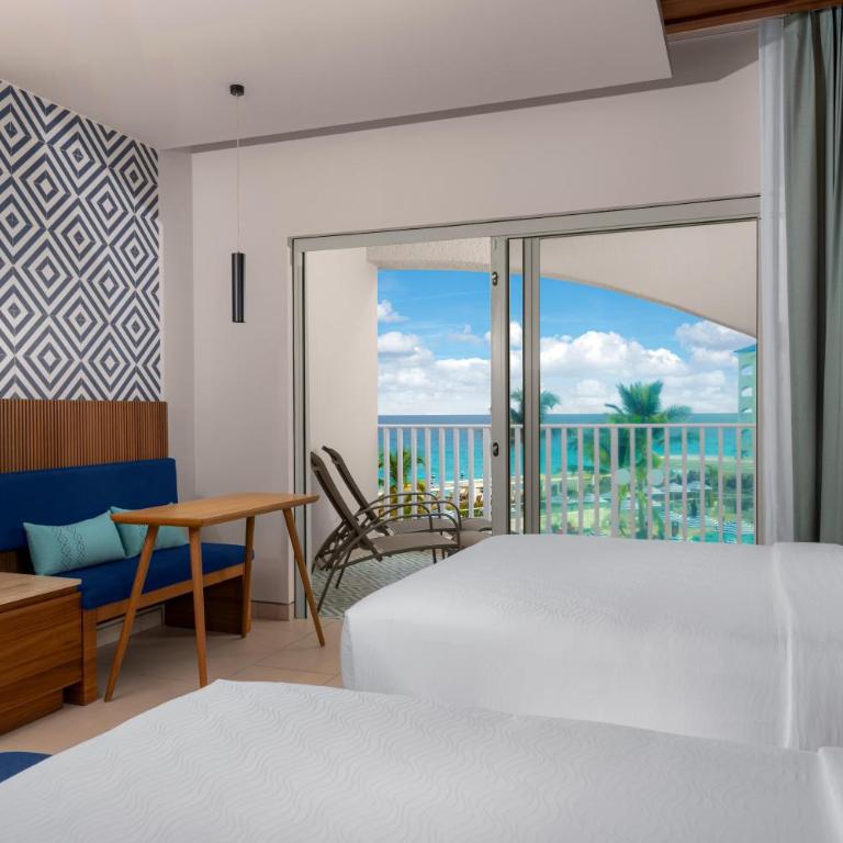 Hilton Cancun Mar Caribe All-Inclusive Resort - Habitación Premium con vistas al océano - 2 camas dobles - 4