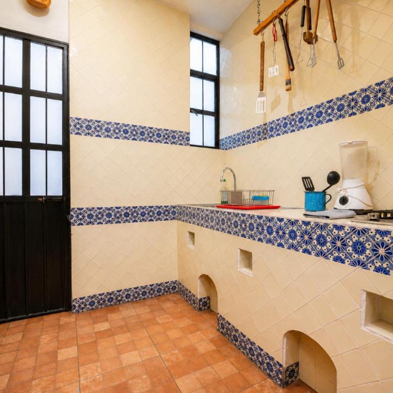 Departamento #6 frente al Zócalo de Puebla en casona del siglo XVI - Apartamento de 2 dormitorios - 12