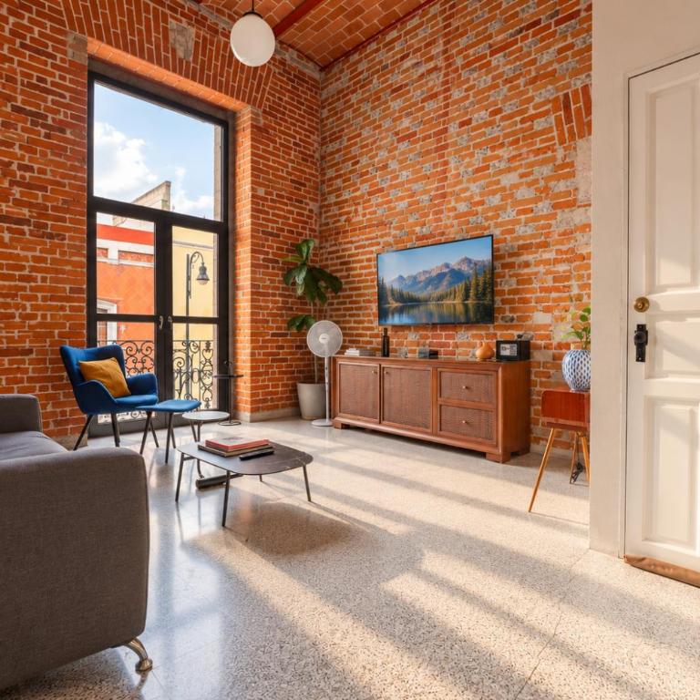 Loft #102 en centro histórico con balcones y terraza común - Apartamento de 1 dormitorio - 12