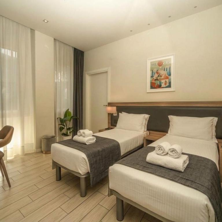 Hotel Zara Milano - Camera Matrimoniale/Doppia con Letti Singoli - 10