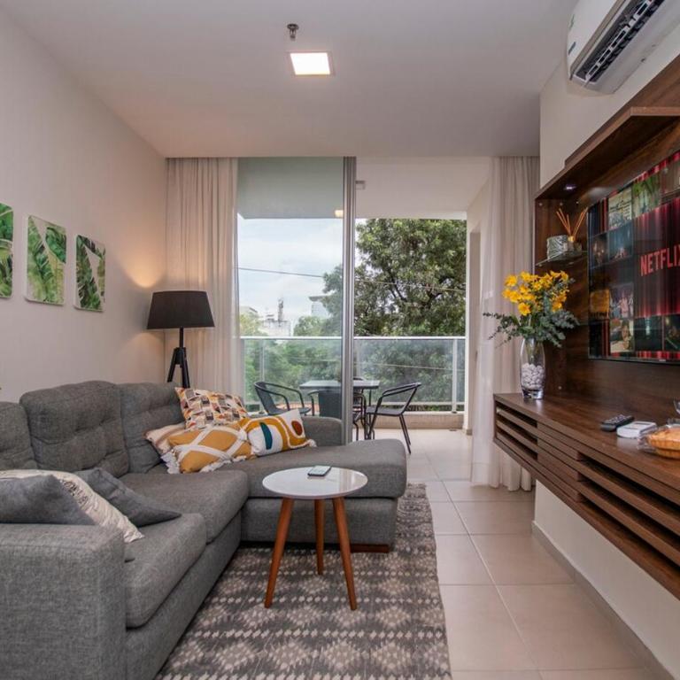 Villa Morra 1BR Pool Balcony & BBQ - Apartamento - 1