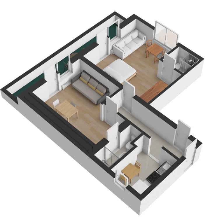 Haus Weidmannsheil - Apartment mit 1 Schlafzimmer, Balkon und Bergblick - 14