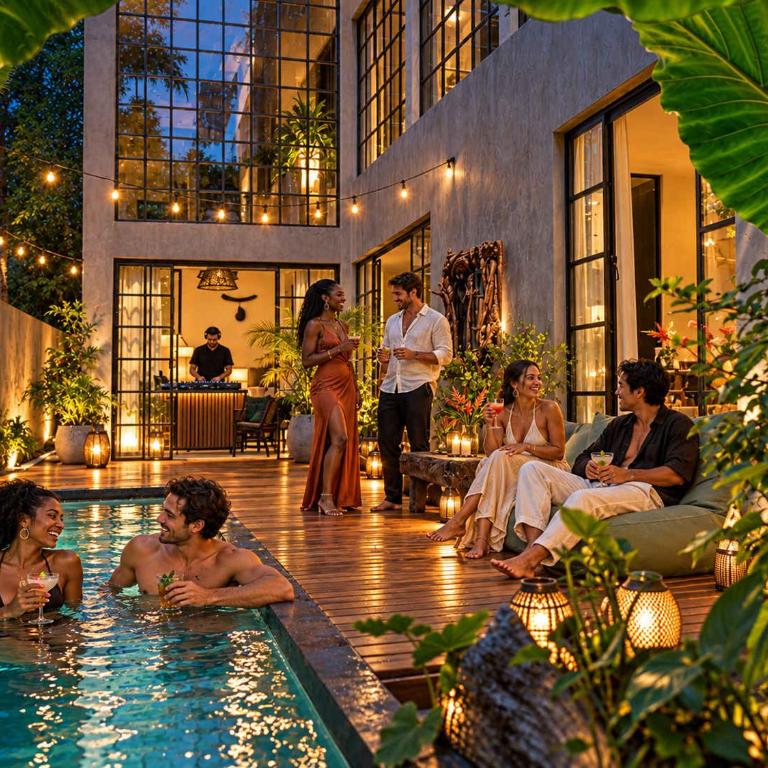 Majestic 5BR Villa - Rooftop Jacuzzi and Concierge in Tulum - Villa - 1