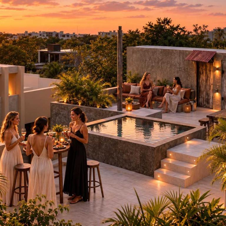 Majestic 5BR Villa - Rooftop Jacuzzi and Concierge in Tulum - Villa - 2