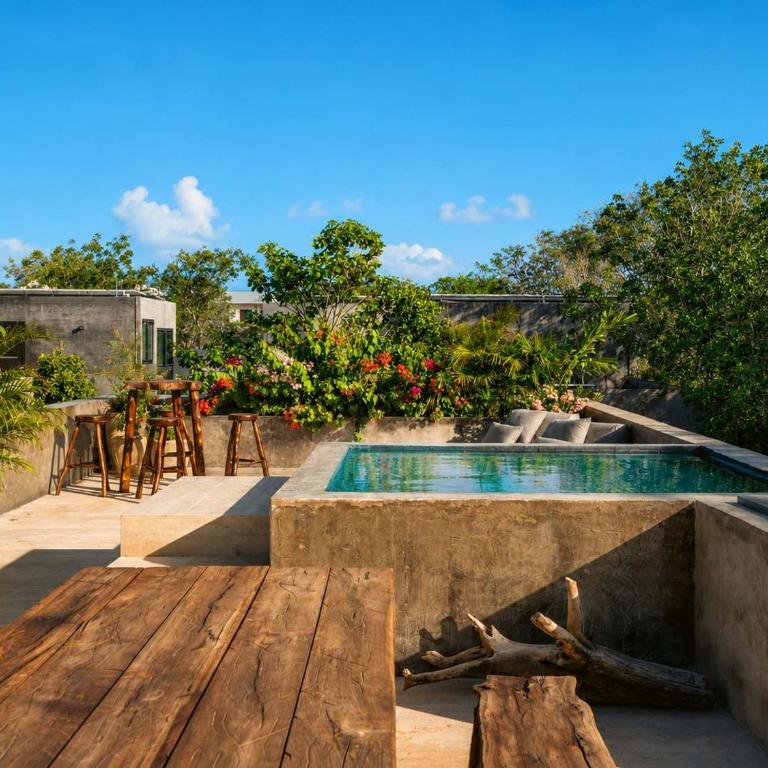 Majestic 5BR Villa - Rooftop Jacuzzi and Concierge in Tulum - Villa - 21