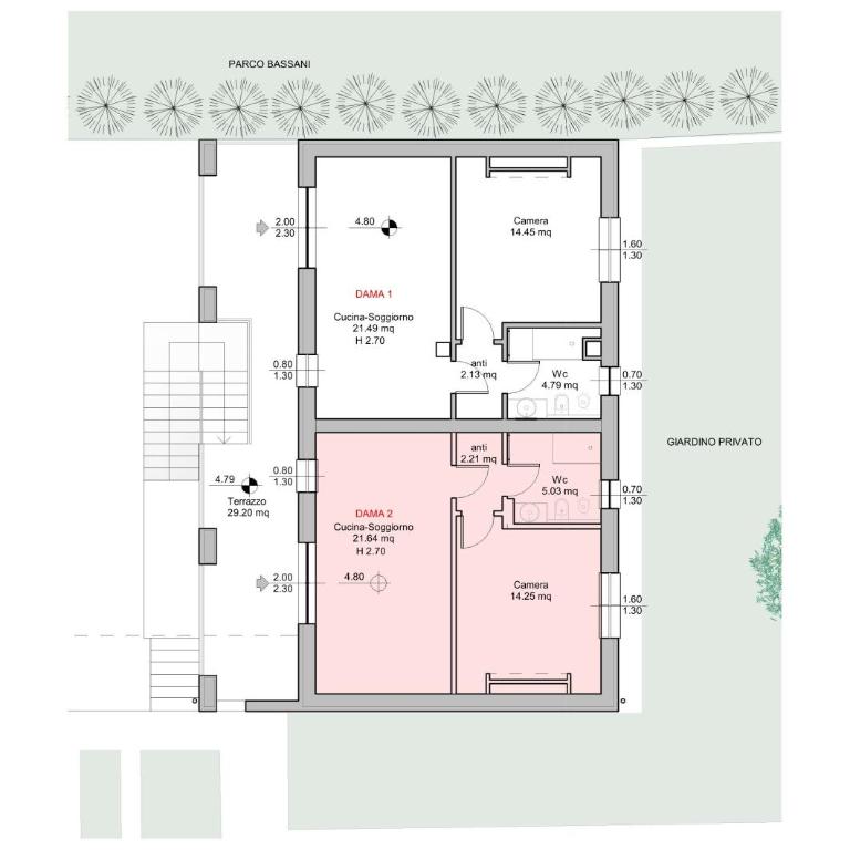 Appartamenti Dama 2 - One-Bedroom Apartment with Garden View - 23