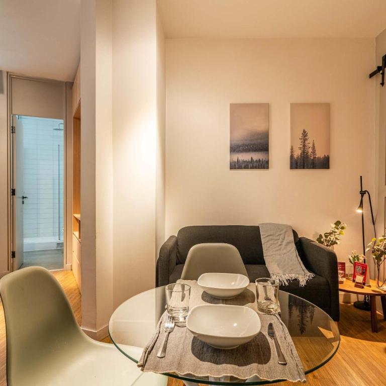 HOM Depto de 2D para 3 con desayuno incluido Lastarria - Apartamento - 5