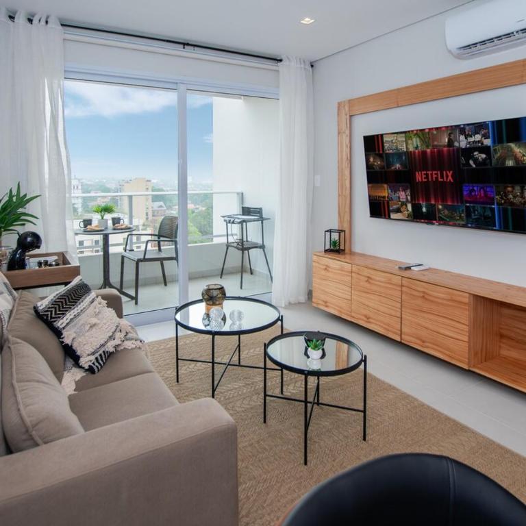 Modern 1BR in Recoleta City Views & Rooftop Pool - Apartamento - 11