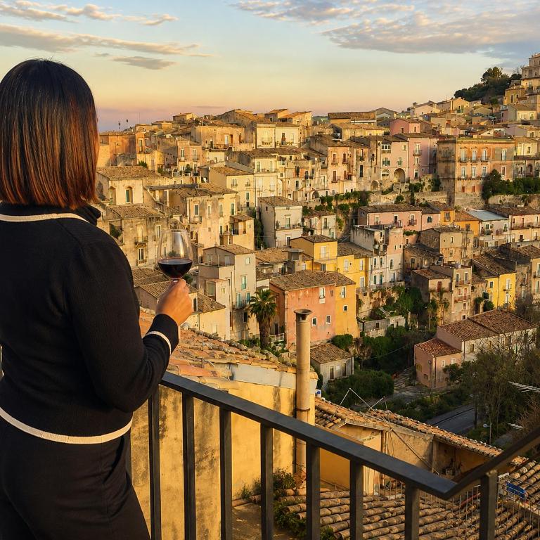 B&B Cuore Barocco - Camera Matrimoniale con Vista Città - 5