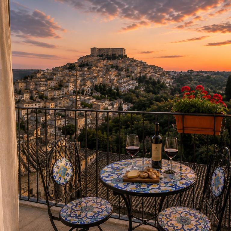 B&B Cuore Barocco - Camera Matrimoniale con Vista Città - 9
