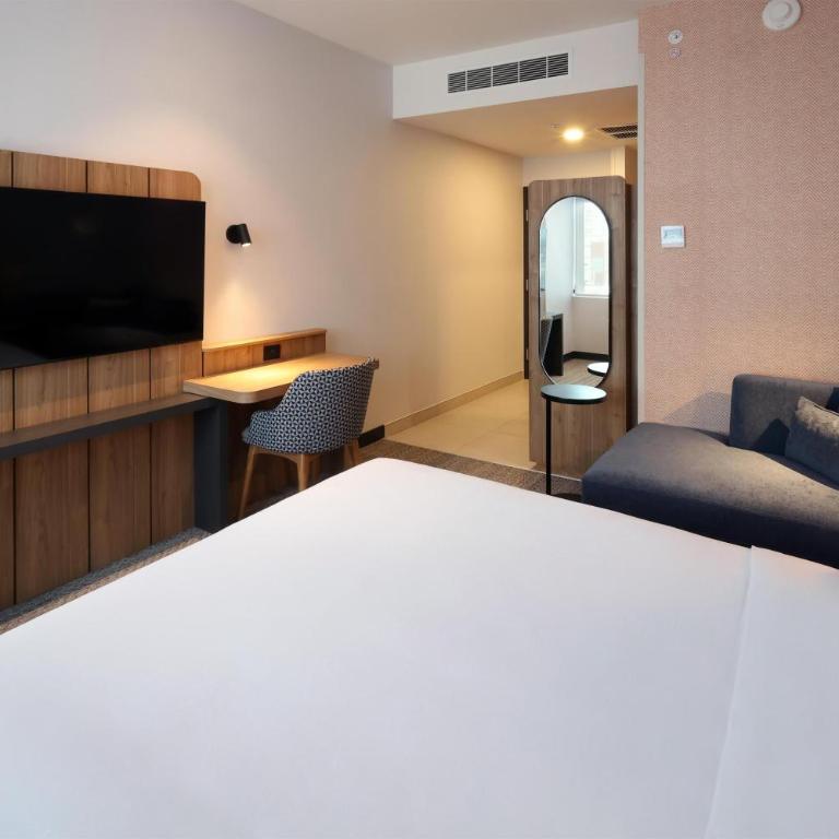 Hampton by Hilton Monterrey Tecnológico - Habitación con cama grande - 6