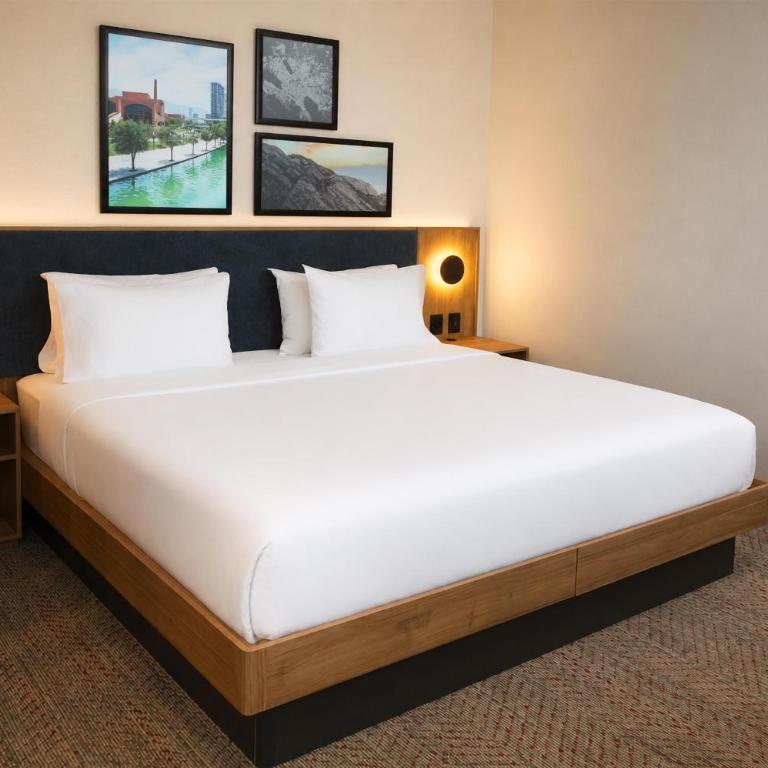 Hampton by Hilton Monterrey Tecnológico - Habitación con cama extragrande. - 12