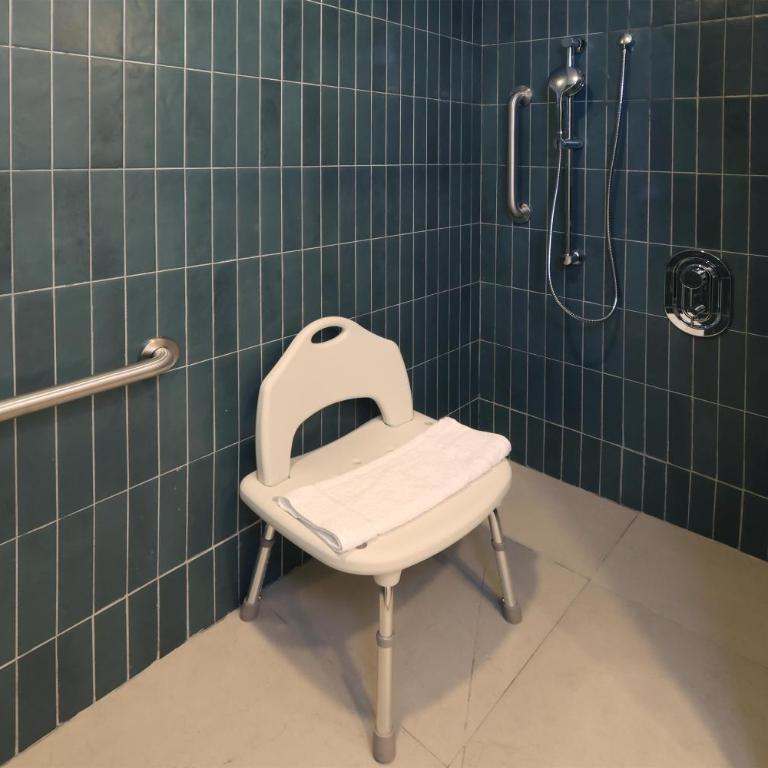 Hampton by Hilton Monterrey Tecnológico - Habitación con cama grande y ducha a ras de suelo - Adaptada para personas de movilidad reducida - 7
