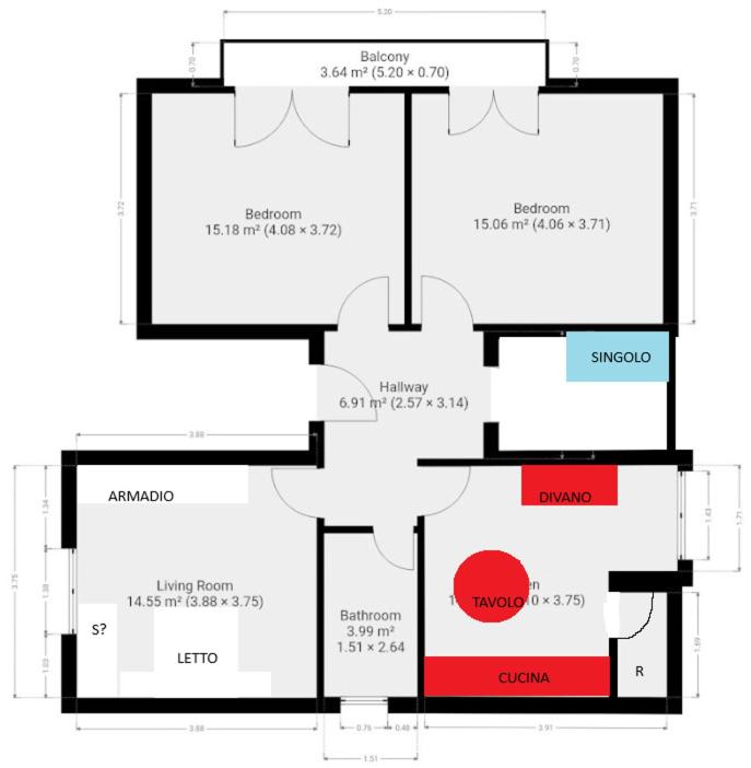 Glicine - By Turent - Apartment mit 3 Schlafzimmern und Balkon - 10