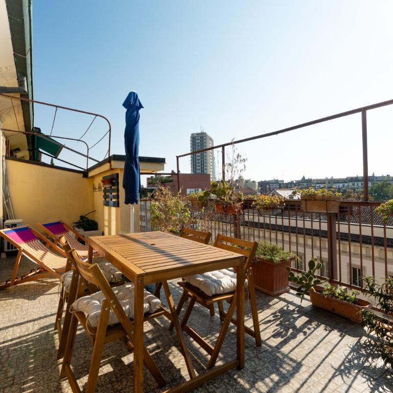 City center rooftop with terrace in porta Romana - Appartamento con 1 Camera da Letto - 43