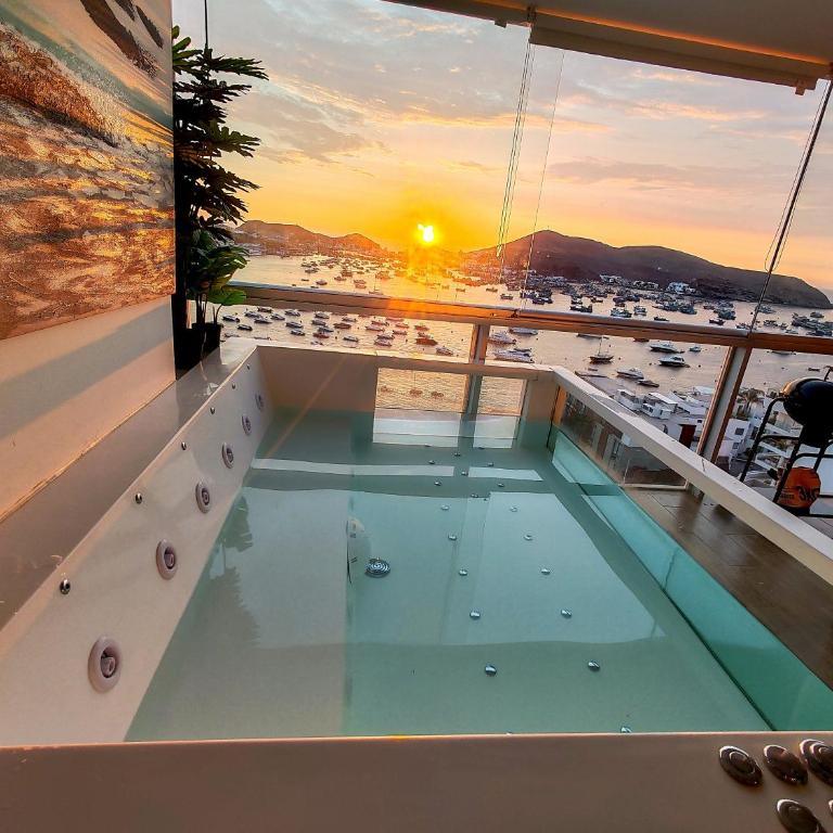 Amoblado y arrendado con Jacuzzi Vista al mar - One-Bedroom Apartment - 8
